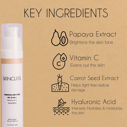 Skincues Luminous Sun Fluid SPF 35 PA++