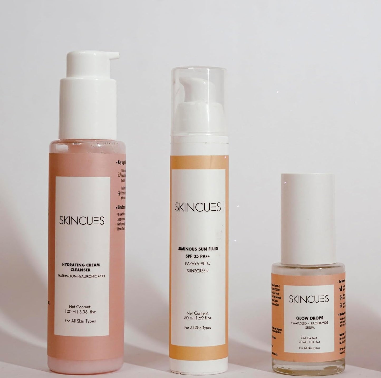 The Morning Routine | Set of 3| Face Cleanser| Sunscreen| Serum For All Skin Types