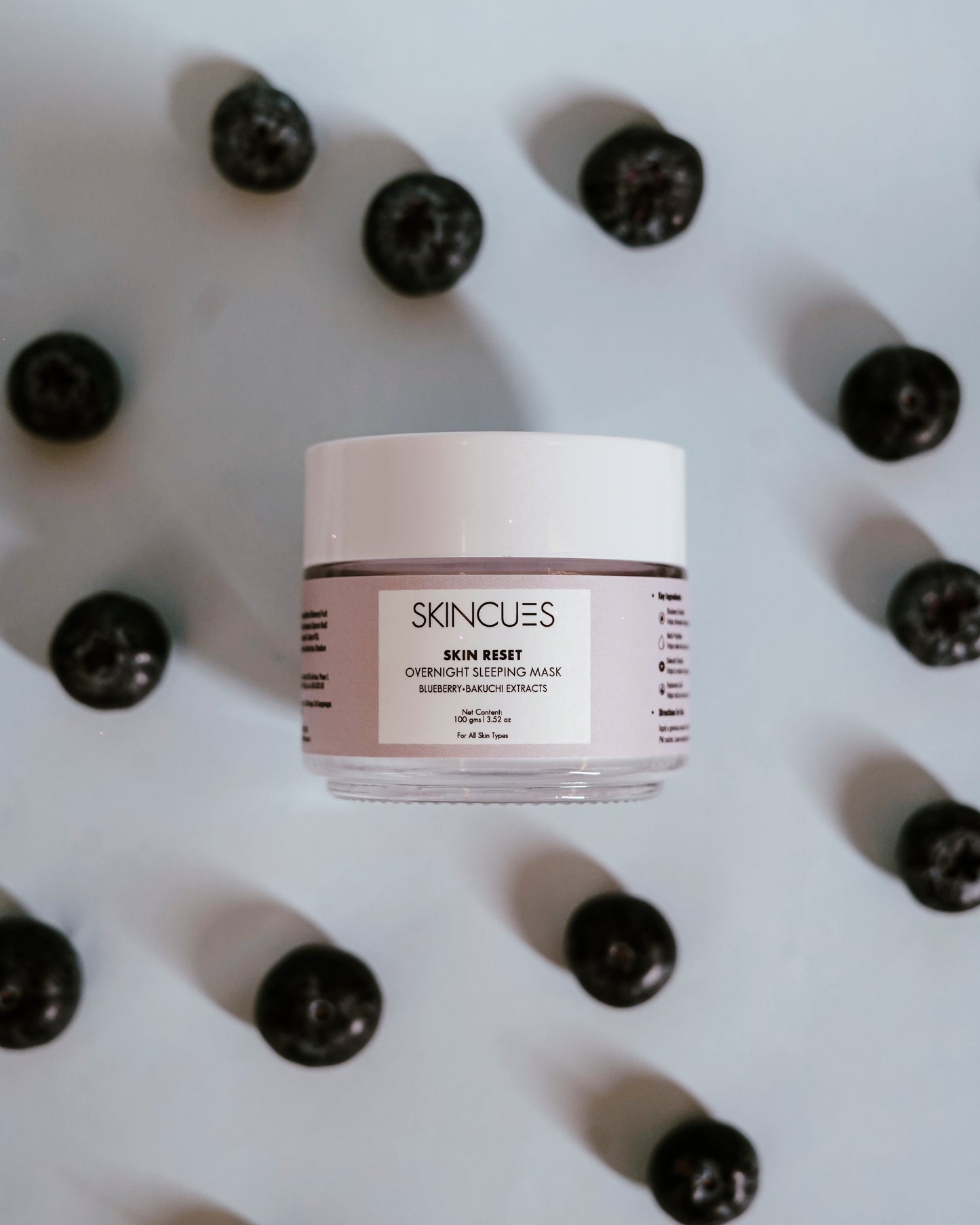 The Night Routine| Skincues Hydrating Cream Cleanser 100 ml, Glow Drops 30 ml, Skin Rest Overnight Sleeping Mask 100 gms