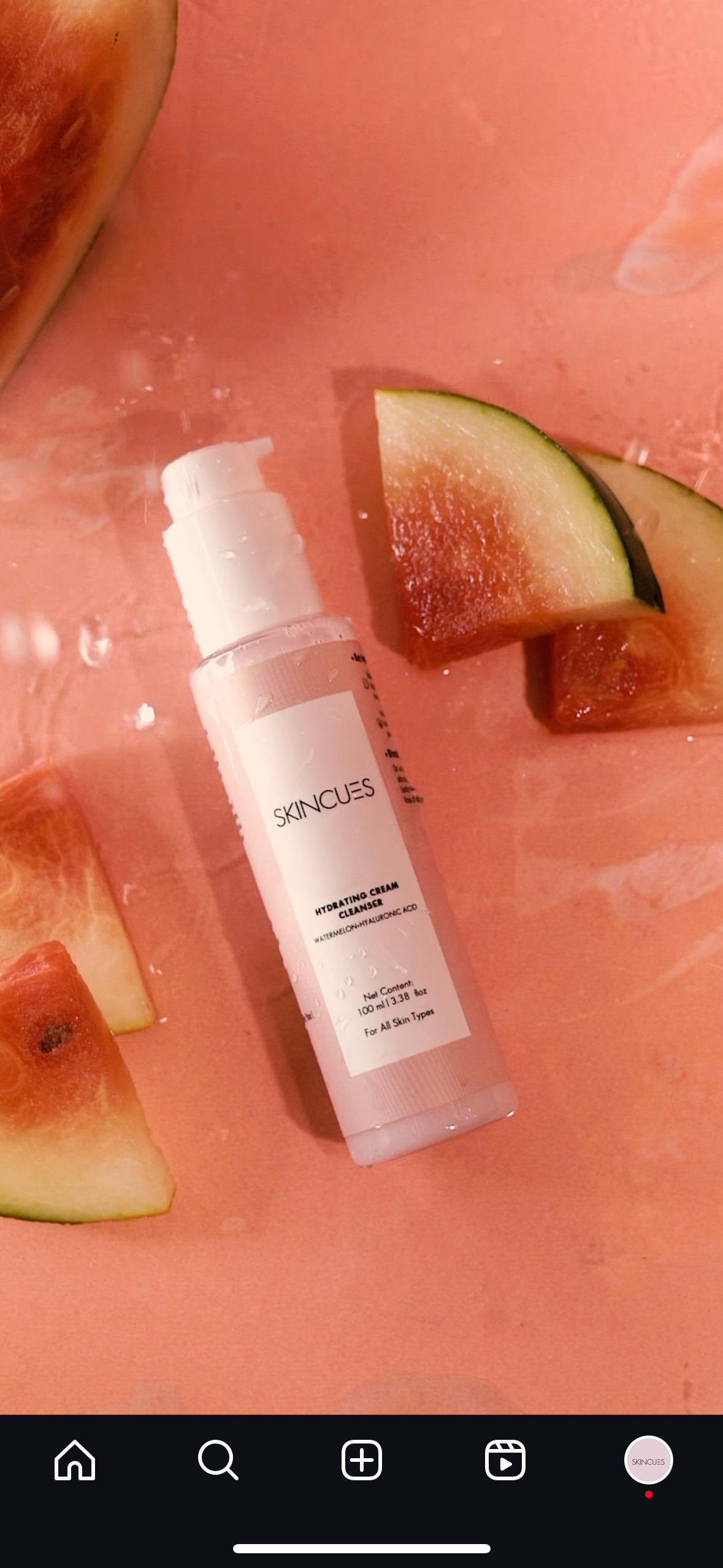 Skincues Hydrating Cream Cleanser For All Skin Types